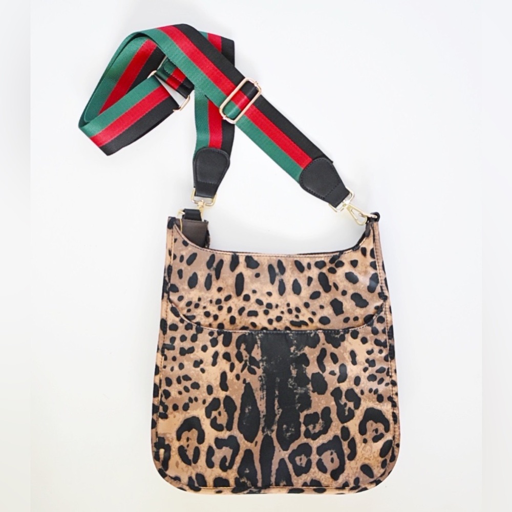 Brand New/never been used,Cheetah print purse, with long adjustable strap